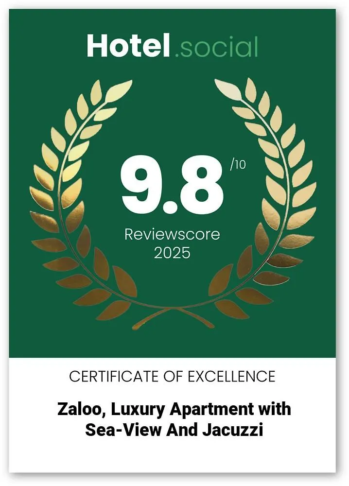 Zaloo, Luxury Apartment With Sea-View And Jacuzzi Split